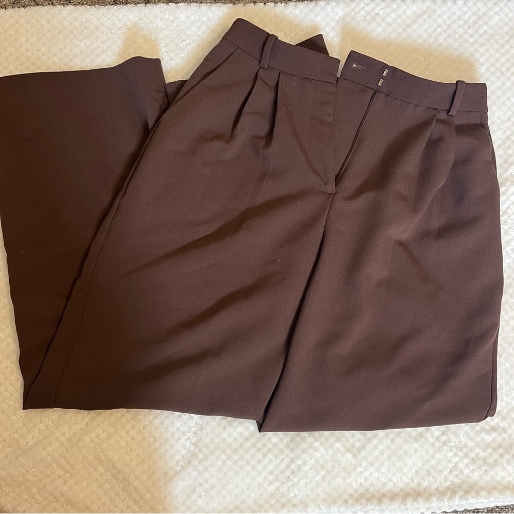 Abercrombie & Fitch Dark Brown Women's Trousers
